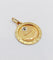 Pendentif Augis - Pendentif médaille d'amour 20 mm en or rose 18k et diamant 58 Facettes A06808