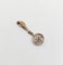 Pendentif Pendentif cible Art déco en or 18k et platine, diamants taille rose 58 Facettes A06782