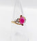 Bague 54 Bague Art nouveau en or 18k et platine, rubis cabochon et diamants 58 Facettes A06780