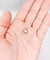 Pendentif Pendentif victorien en or rose 14k avec perle et diamants 58 Facettes A06881