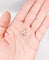 Pendentif Pendentif trèfle victorien en or rose 14k, perles et diamants taille rose 58 Facettes A06882