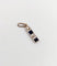 Pendentif Pendentif Art déco en or blanc 18k avec diamants taille rose et saphirs synthétiques 58 Facettes A06877