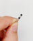 Pendentif Pendentif Art déco en or blanc 18k avec diamants taille rose et saphirs synthétiques 58 Facettes A06877