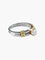 Bague 56 Solitaire - Bague en or jaune et or blanc diamants 58 Facettes BO/150024