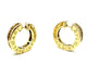 Boucles d'oreilles BVLGARI B.zero1 - Boucles d’oreilles créoles en or jaune 18K et diamants 58 Facettes BVLGARI BO