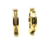 Boucles d'oreilles BVLGARI B.zero1 - Boucles d’oreilles créoles en or jaune 18K et diamants 58 Facettes BVLGARI BO