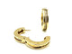 Boucles d'oreilles BVLGARI B.zero1 - Boucles d’oreilles créoles en or jaune 18K et diamants 58 Facettes BVLGARI BO