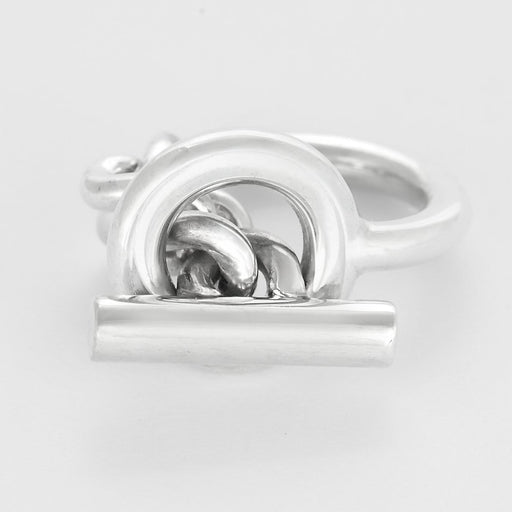 Bague 52 Hermès Bague Croisette - Grand Modèle -  argent 58 Facettes 58FC42-1