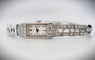 Montre Longines Art Déco - Montre en platine et diamants 58 Facettes LON-500