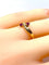 Bague 50 Bague toi et moi en or jaune 18 carats, rubis et diamants 58 Facettes AB707