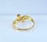 Bague 50 Bague toi et moi en or jaune 18 carats, rubis et diamants 58 Facettes AB707