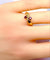 Bague 50 Bague toi et moi en or jaune 18 carats, rubis et diamants 58 Facettes AB707
