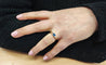Bague 53.5 Bague saphir et diamants en or jaune 18K 58 Facettes BAG.SAPH.2129.3