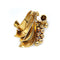 Broche Broche à volutes en or jaune, platine, diamants et rubis 58 Facettes 260024SP