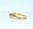 Bague 51 Bague jonc en or jaune 18 carats avec améthyste 58 Facettes AB708