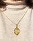 Pendentif Médaille Vierge Marie - Pendentif en or jaune 18 carats 58 Facettes AB709
