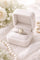 Bague 56 Bague vintage en or blanc 18 carats avec perle et diamants 58 Facettes 50380