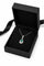Pendentif Pendentif - Émeraude en forme de goutte et diamants en or blanc 58 Facettes 50401