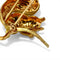 Broche Hermès - Broche écureuil vintage en or jaune et rubis 58 Facettes