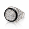 Bague 54 David Webb - Bague en or blanc et diamants 58 Facettes