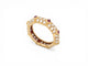 Bague 50 Mauboussin - Bague alliance en or jaune 18k, diamants et rubis, T50 58 Facettes 273982