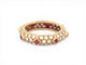 Bague 50 Mauboussin - Bague alliance en or jaune 18k, diamants et rubis, T50 58 Facettes 273982