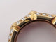 Bague 50 Mauboussin - Bague alliance en or jaune 18k, diamants et rubis, T50 58 Facettes 273982