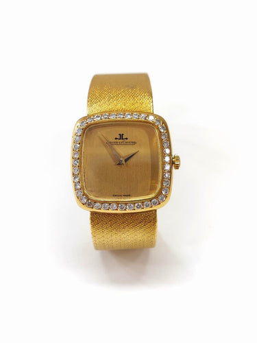Montre Jaeger-LeCoultre - Montre de dame en or jaune 18K et diamants 58 Facettes JEAGER-1860