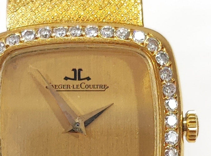 Montre Jaeger-LeCoultre - Montre de dame en or jaune 18K et diamants 58 Facettes JEAGER-1860
