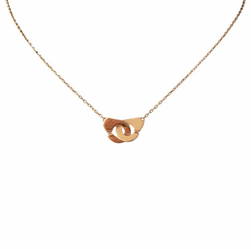 Collier Dinh Van Menottes XS - Collier en or rose 18K 58 Facettes 251