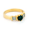 Bague 55 Elassa B.V. - Bague trilogie en or jaune 18 carats saphir et diamants 58 Facettes B526664CAB0042D9AE92A32AB5056273