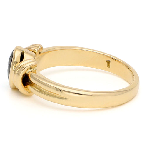 Bague 52 Bague solitaire vintage en or 14k avec saphir ovale 58 Facettes 4B07A207B9954D848641DE48CF406582