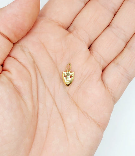 Pendentif Pendentif vintage masque de carnaval en or jaune 18k 58 Facettes A01876