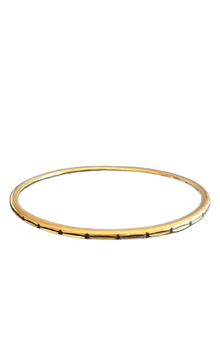Bracelet Bracelet jonc strié en or jaune 18 carats 58 Facettes 20