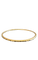 Bracelet Bracelet jonc strié en or jaune 18 carats 58 Facettes 20