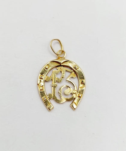 Pendentif Pendentif vintage - Fer à cheval n°13 en or jaune 18k 58 Facettes A05905