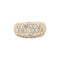 Bague 52 Bague jonc bombé en or jaune et diamants. 58 Facettes 35186