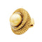 Bague 50 Bague perle gold, diamants blanc, saphirs de couleur, or jaune. 58 Facettes 35548