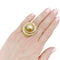 Bague 50 Bague perle gold, diamants blanc, saphirs de couleur, or jaune. 58 Facettes 35548