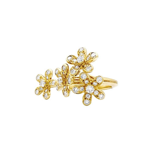 Bague 51 Bague Van Cleef & Arpels, "Socrate", or jaune et diamants. 58 Facettes 35509