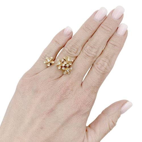 Bague 51 Bague Van Cleef & Arpels, "Socrate", or jaune et diamants. 58 Facettes 35509