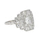 Bague 58.5 Bague Platine, Or blanc Diamant 58 Facettes 5075215CN