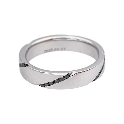 Bague 62 Bague Alliance Or blanc Diamant 58 Facettes 4948731CN