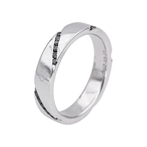 Bague 62 Bague Alliance Or blanc Diamant 58 Facettes 4948731CN