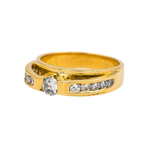 Bague 54 Bague Or jaune Diamant 58 Facettes 4960100CN