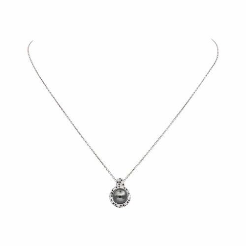Collier Mauboussin Collier Caviar mon amour Or blanc Perle, Diamant, Diamant noir 58 Facettes 5092206CN