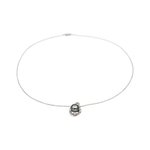 Collier Mauboussin Collier Caviar mon amour Or blanc Perle, Diamant, Diamant noir 58 Facettes 5092206CN