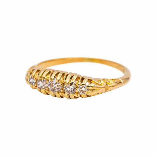 Bague 54.5 Bague Jaretière  Or jaune Diamant 58 Facettes 5153690RV