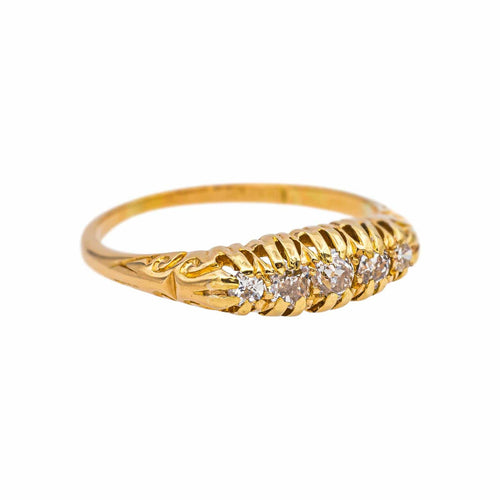 Bague 54.5 Bague Jaretière  Or jaune Diamant 58 Facettes 5153690RV