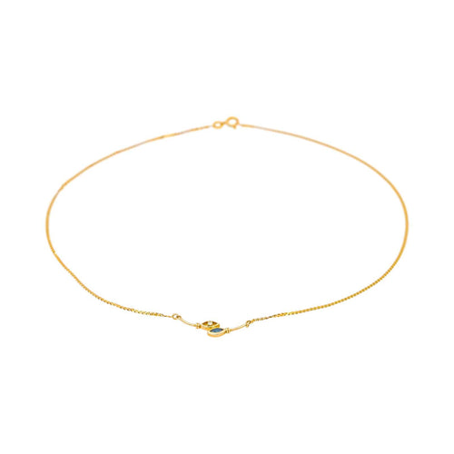 Collier Collier  Or jaune Saphir, Diamant 58 Facettes 5302916RV
